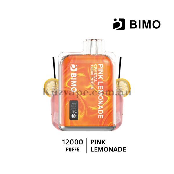 BIMO Crystal 12000 Puffs Pink Lemonade