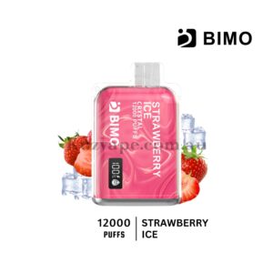 BIMO Crystal 12000 Puffs Strawberry Ice