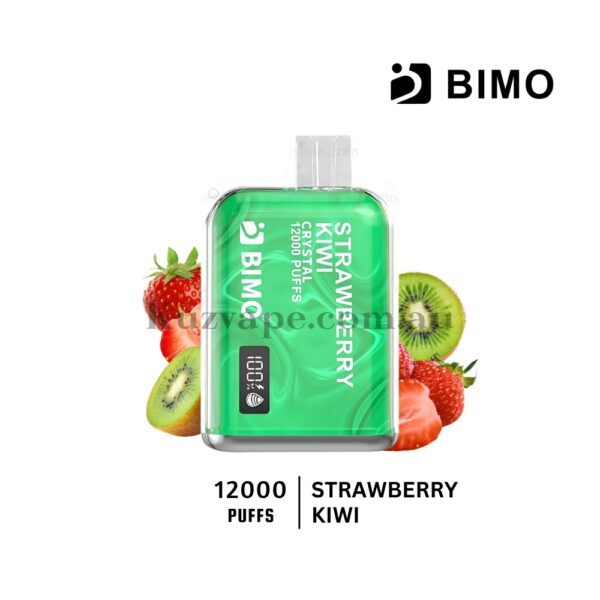 BIMO Crystal 12000 Puffs Strawberry Kiwi