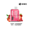 BIMO Crystal 12000 Puffs Strawberry Raspberry