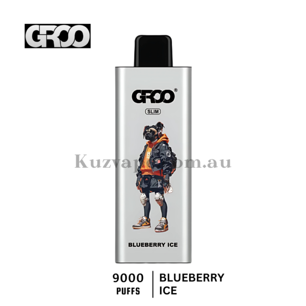 GROO Slim 9000 Puffs Blueberry Ice