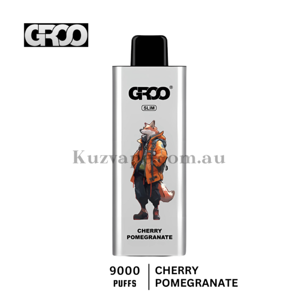 GROO Slim 9000 Puffs Cherry Pomegranate