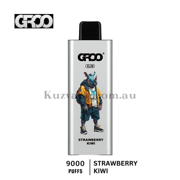 GROO Slim 9000 Puffs Strawberry Kiwi