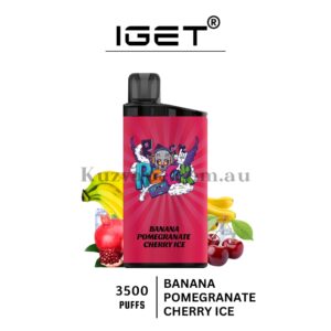 IGET Bar 3500 Puffs Banana Pomegranate Cherry Ice