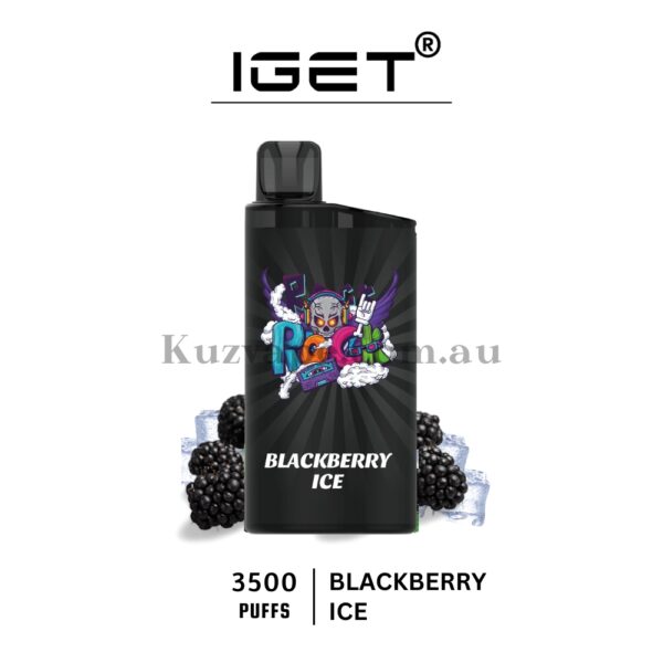 IGET Bar 3500 Puffs Blackberry Ice
