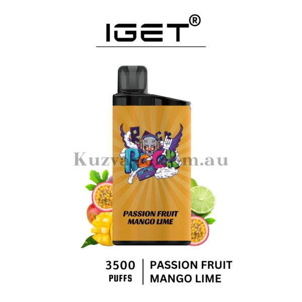 IGET Bar 3500 Puffs Passion Fruit Mango Lime