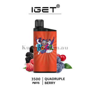 IGET Bar 3500 Puffs Quadruple Berry