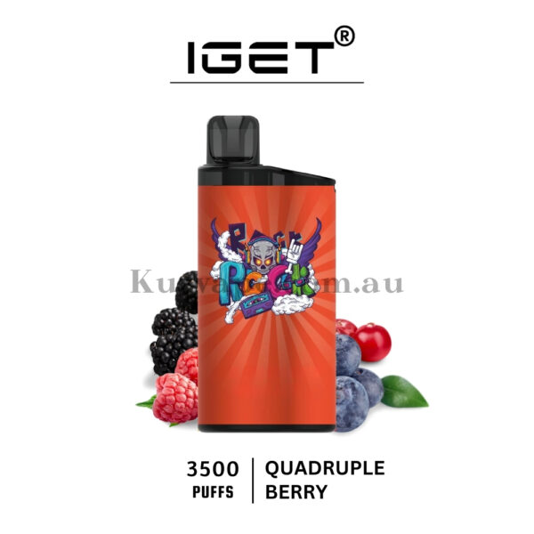 IGET Bar 3500 Puffs Quadruple Berry