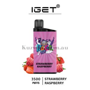 IGET Bar 3500 Puffs Strawberry Raspberry