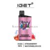 IGET Bar 3500 Puffs Strawberry Watermelon Ice