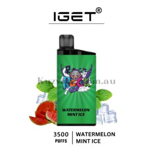 IGET Bar 3500 Puffs Watermelon Mint Ice