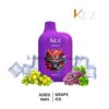 KUZ C6000 Puffs Grape Ice