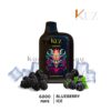 KUZ C6000 Puffs Blackberry Ice