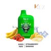 KUZ C6000 Puffs Strawberry Banana