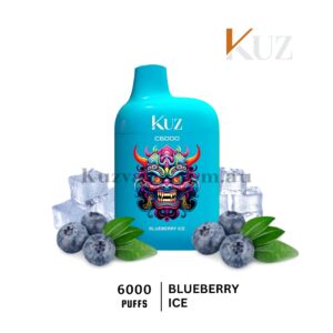 KUZ C6000 puffs Blueberry Ice