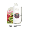 KUZ Lux 9000 Puffs Kiwi Dragon Fruit