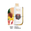 KUZ Lux 9000 Puffs Peach Pineapple