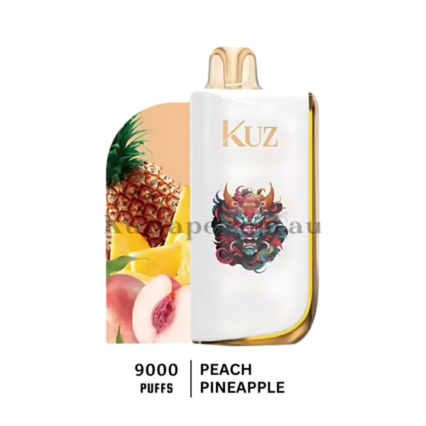 KUZ Lux 9000 Puffs Peach Pineapple