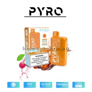 PYRO Vape 6000 Puffs 5% Cherry Cola