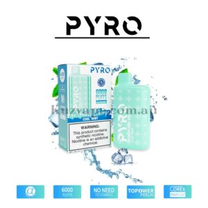 PYRO Vape 6000 Puffs 5% Cool Mint