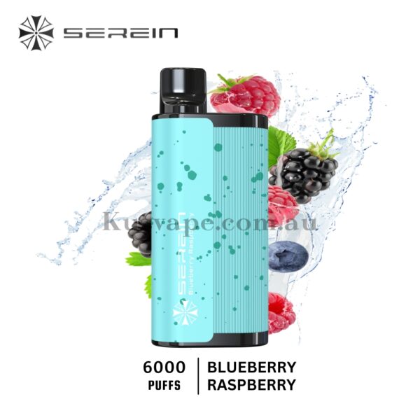 SEREIN Hunter 6000 Puffs Blueberry Raspberry