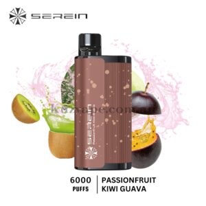 SEREIN Hunter 6000 Puffs Passionfruit Kiwi Guava